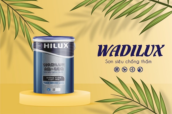 Sản phẩm sơn siêu chống thấm Wadilux được ưa chuộng nhất hiện nay